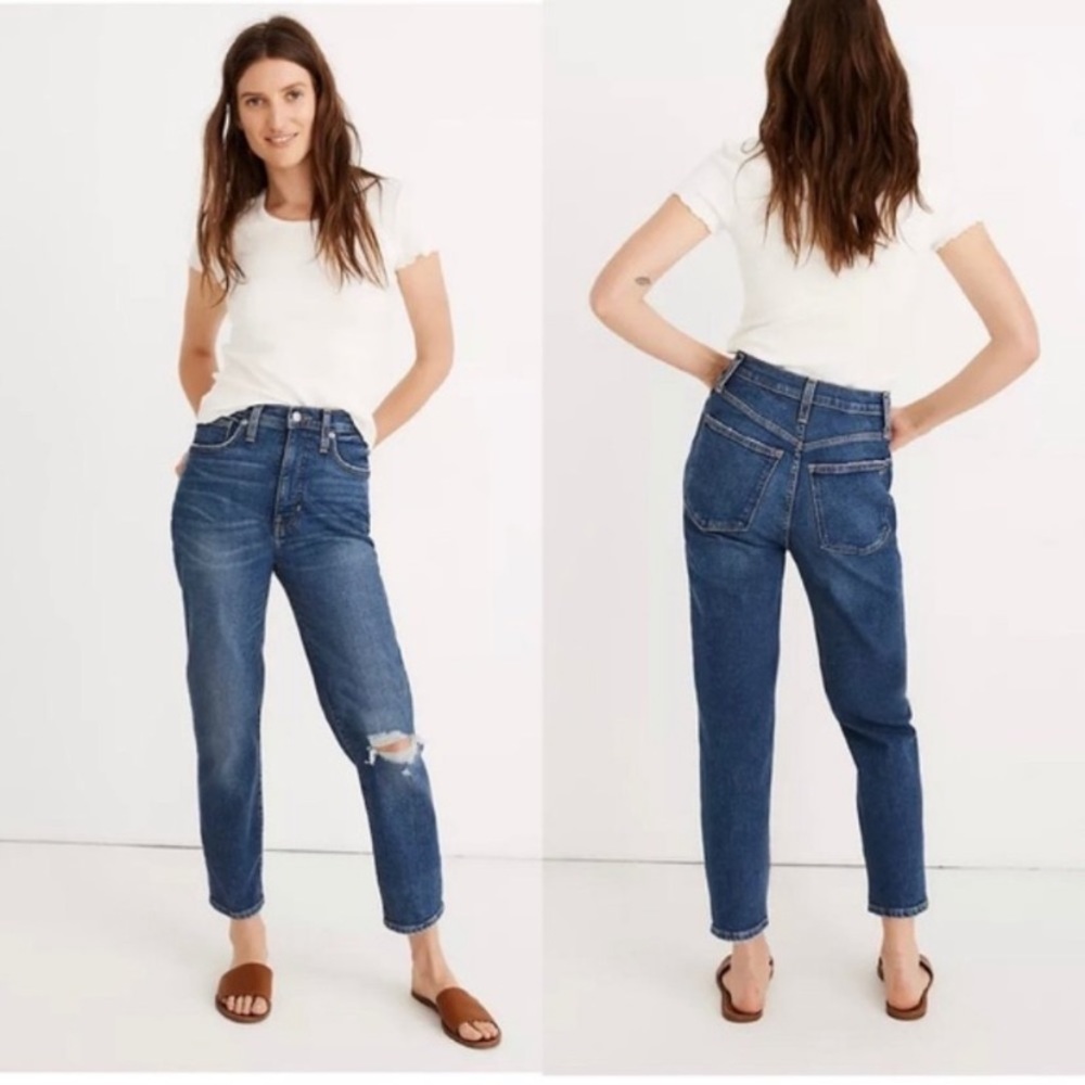 Madewell The MomJean Distressed Jean 25